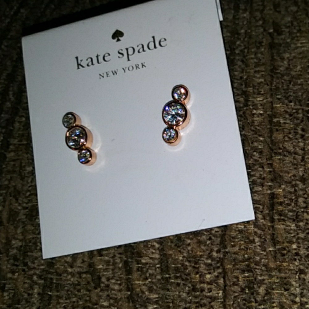 🎁FREE w/Purchase! Kate ♠Spade Rosetone Earrings